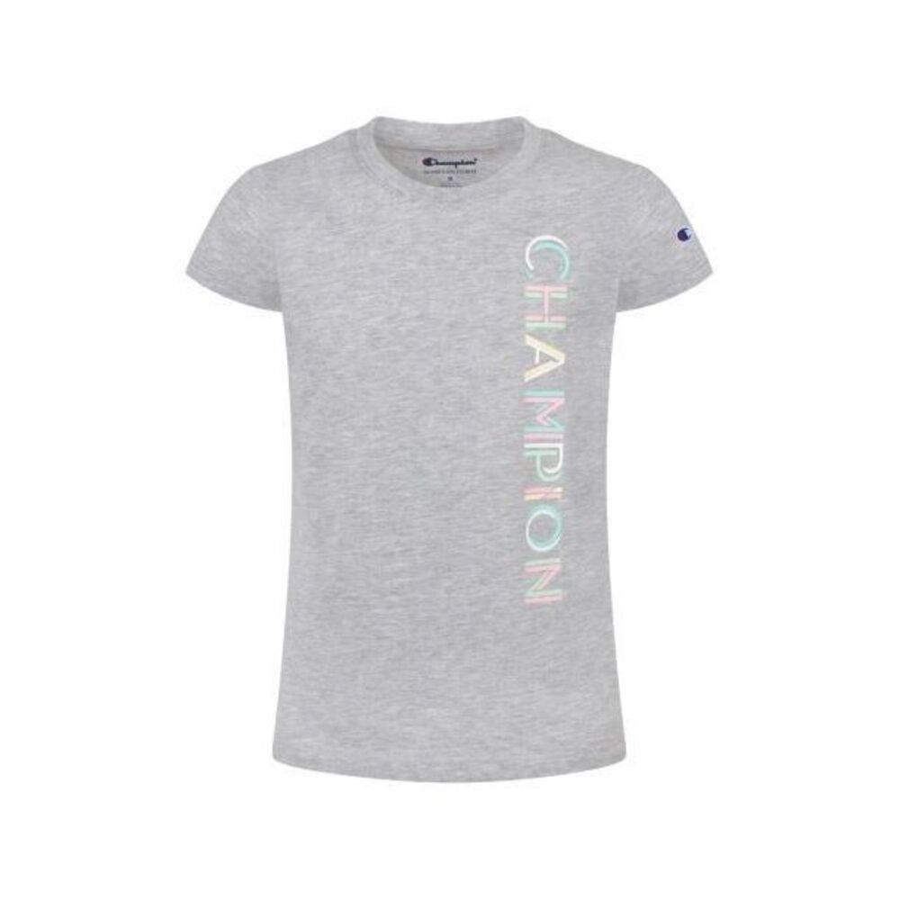 CHAMPION Big Girls Short Sleeves T-shirt -‎ Gray/Size L